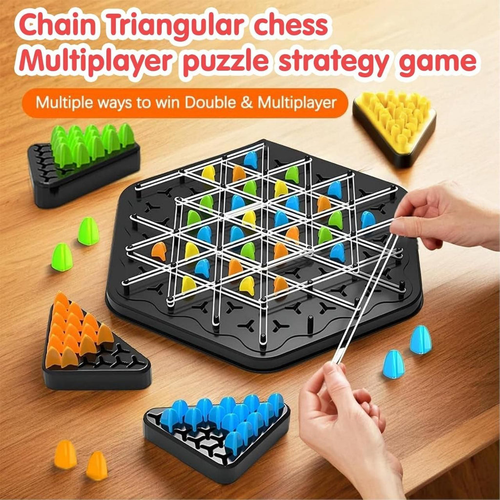Chain Triangle Chess Game"Think Smart. Link Fast. Win Big"