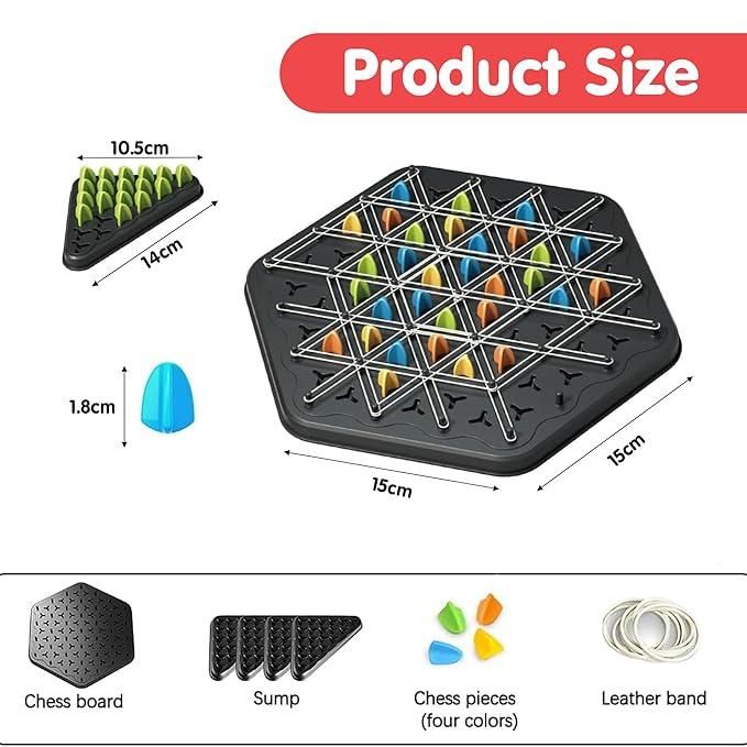 Chain Triangle Chess Game"Think Smart. Link Fast. Win Big"